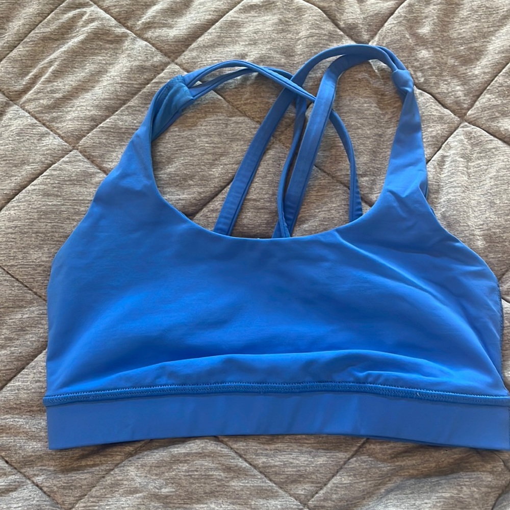 Blue lululemon bra